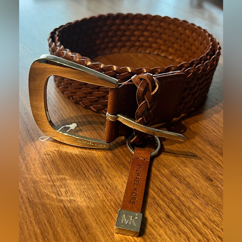NEW MICHAEL KORS LEATHER BELT